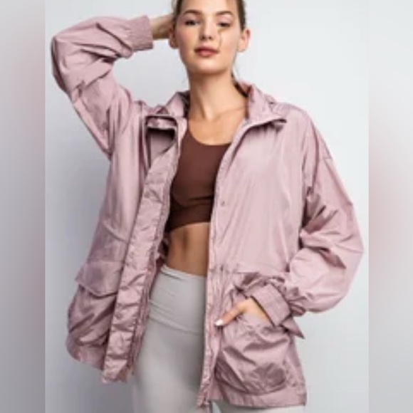 MAUVE COLOR** lightweight jacket 🤩 - Picture 1 of 4